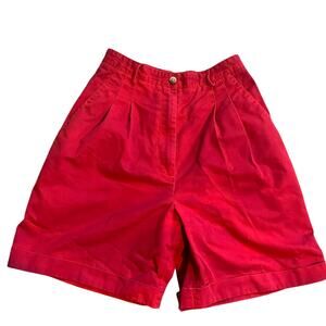 Vintage high rise red shorts size 8 ( small)